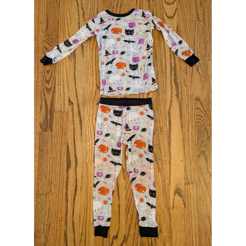 Little Sleepies 2T Trick or Treat Halloween Bamboo Pajama Set Retired Print READ